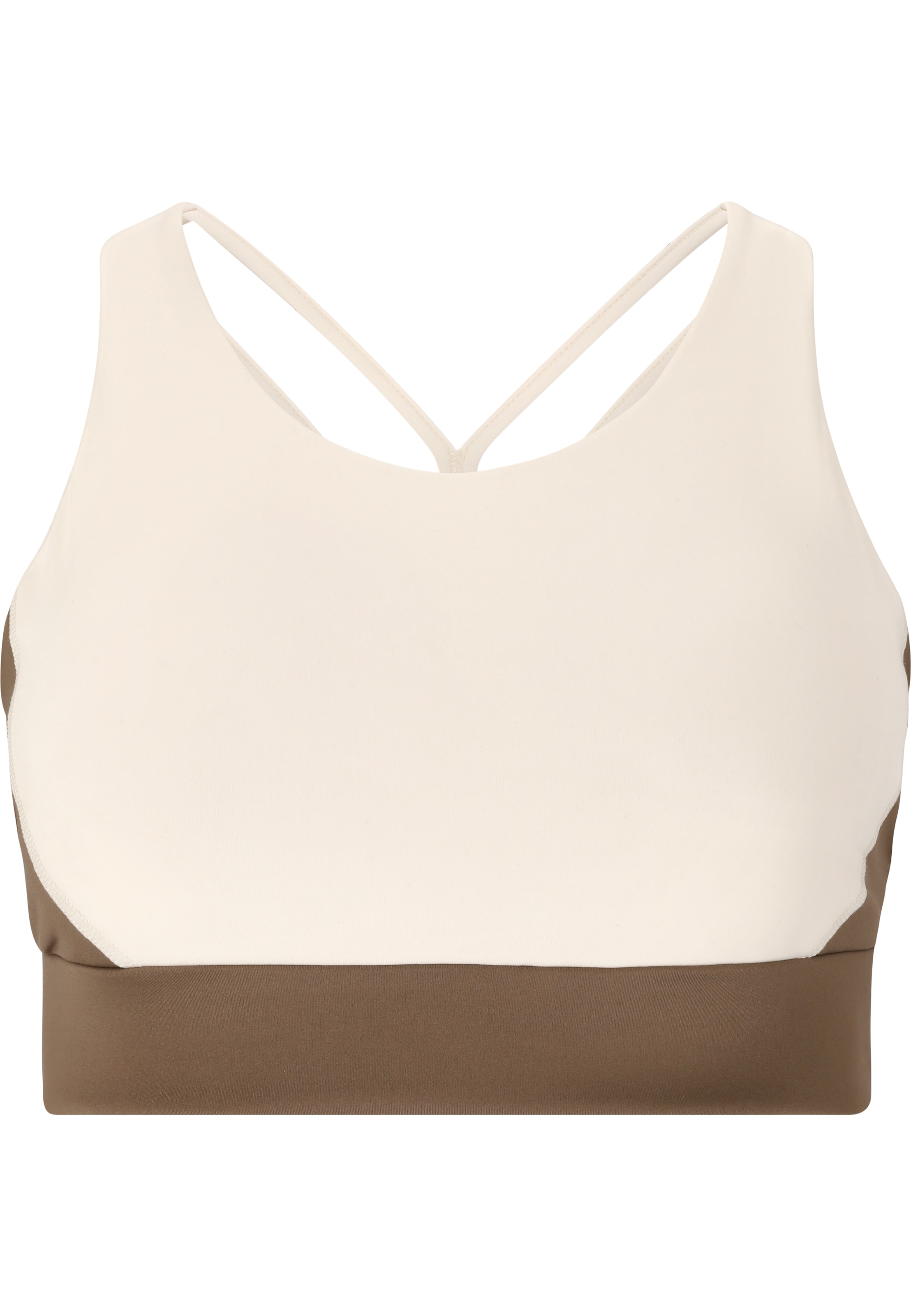 Athlecia Sport bh 'Lris' in Beige: voorkant