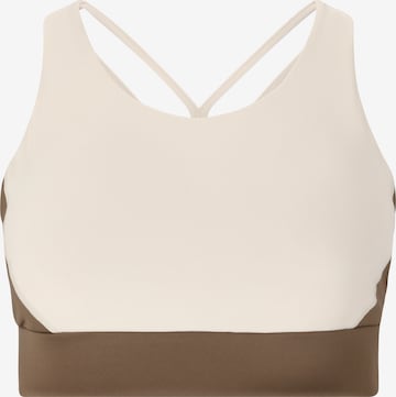 Athlecia Bustier Sport bh 'Lris' in Beige: voorkant