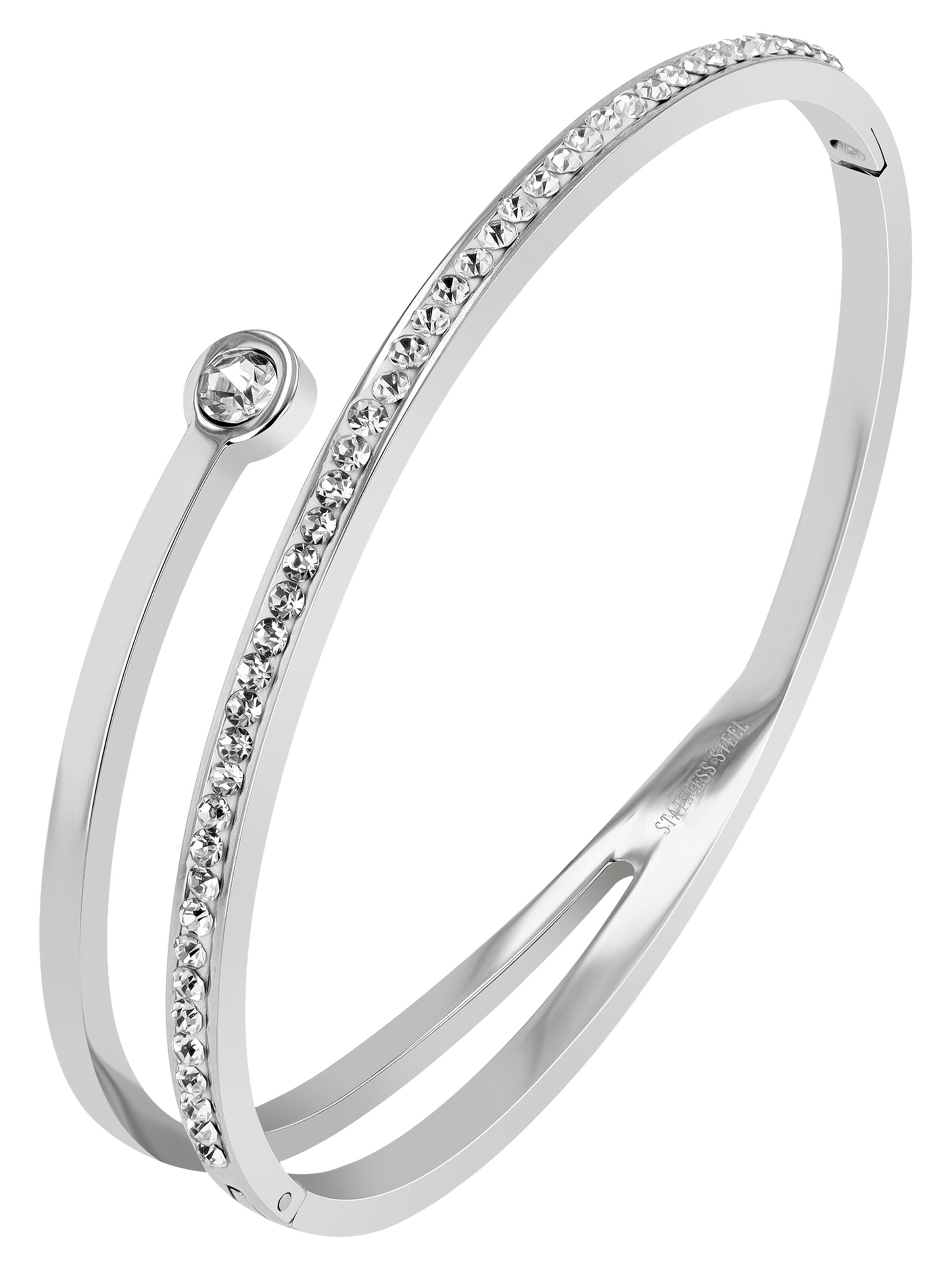 Akzent Bracelet 'Amiri, Edelstahl, wasserfest' in Silver: front