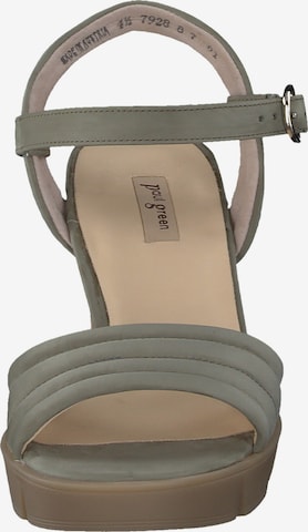 Paul Green Strap Sandals in Green