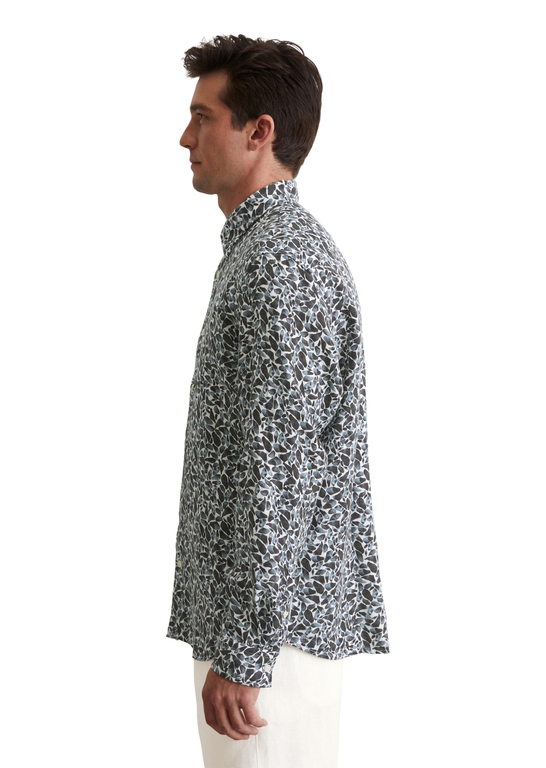 Marc O'Polo Regular fit Button Up Shirt in Black