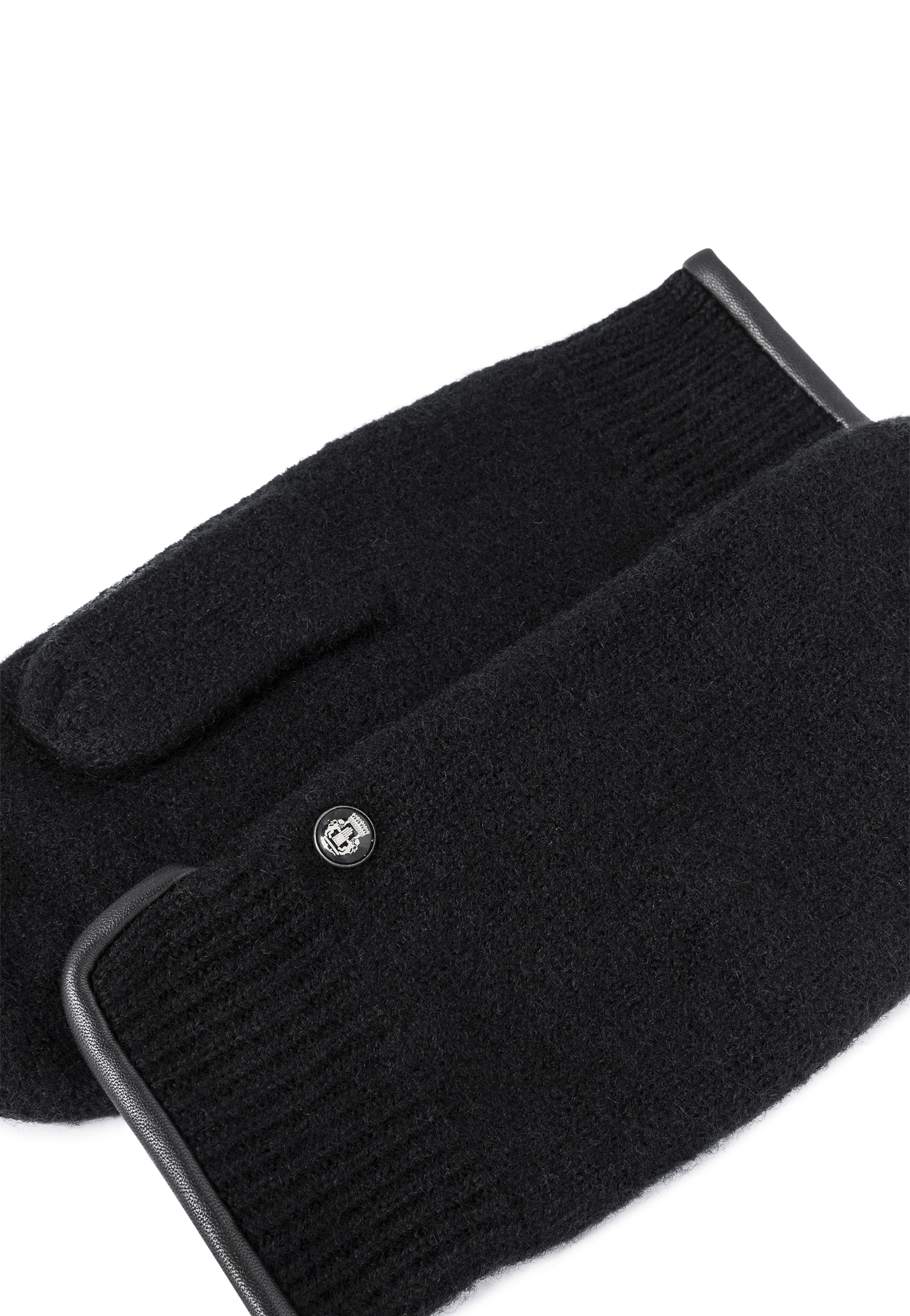 Roeckl Fäustlinge 'FELTED WOOL' in Schwarz