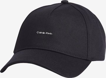 Regular Casquette Calvin Klein en noir : devant