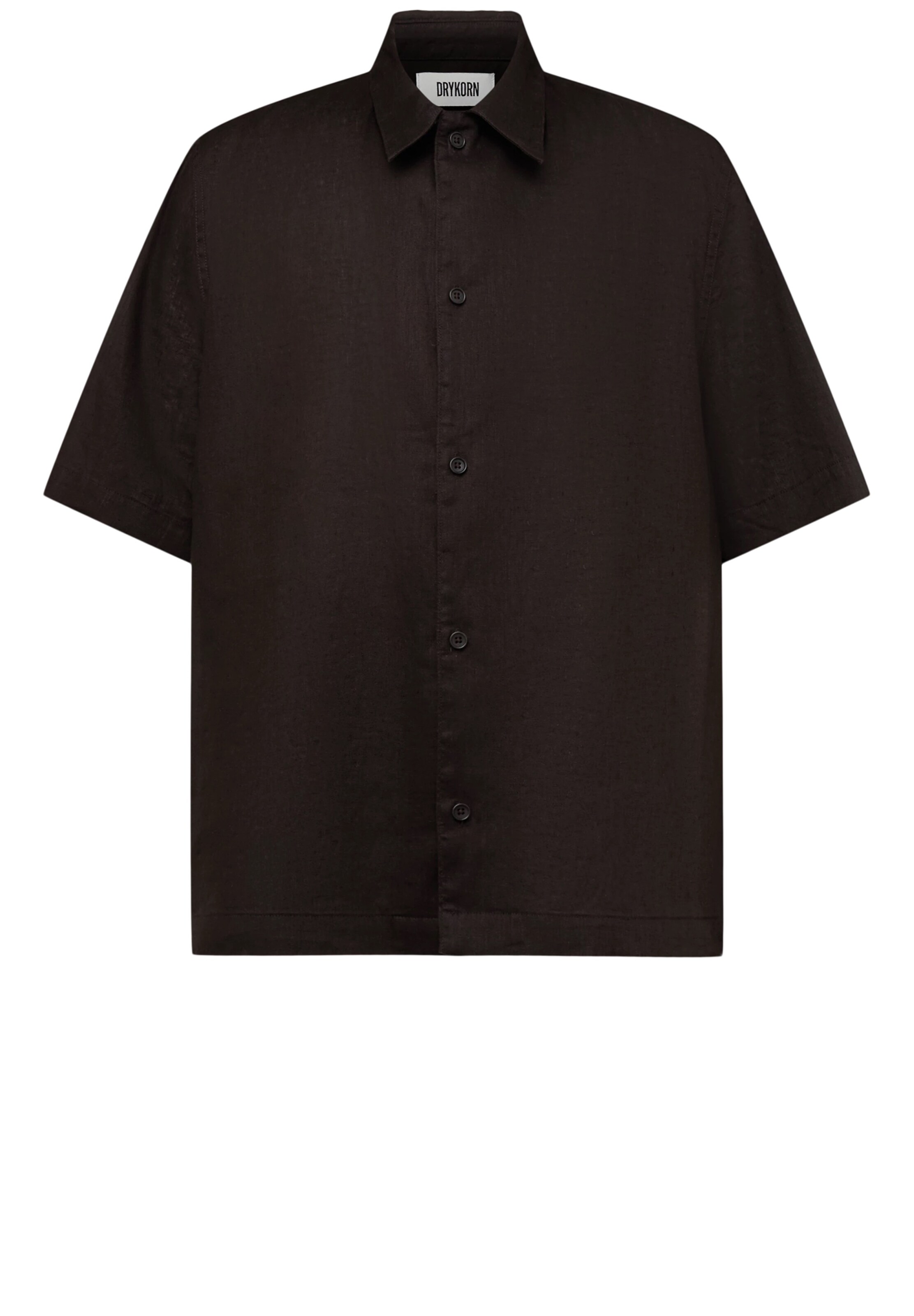 DRYKORN Regular Fit Hemd 'Meryn' in Braun: Vorderseite
