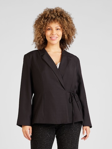 ABOUT YOU Curvy - Blazer 'Melody' em preto: frente