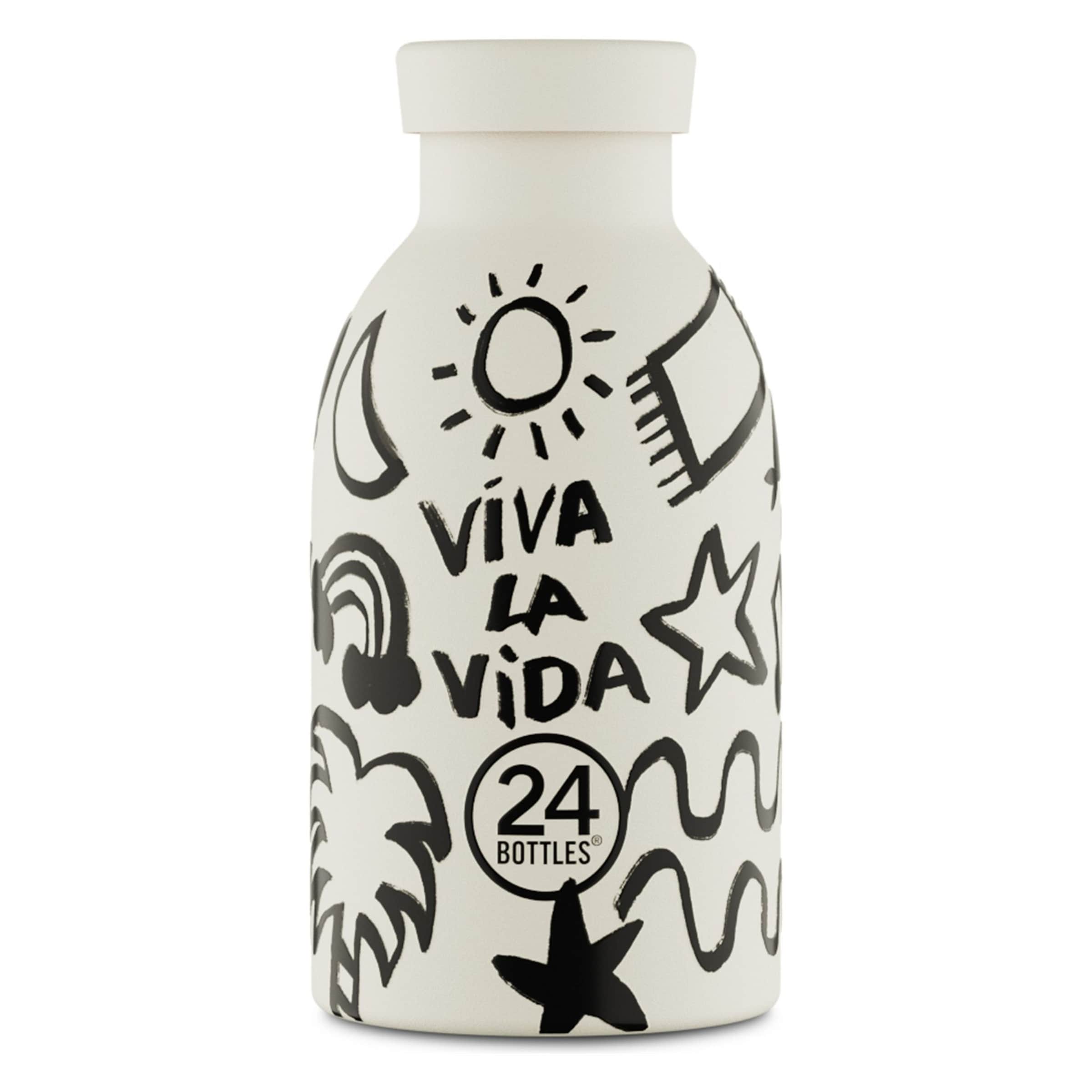 Gourdes 'Clima Horizon' 24Bottles en blanc : devant