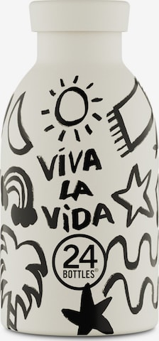 24Bottles Drinkfles 'Clima Horizon' in Wit: voorkant