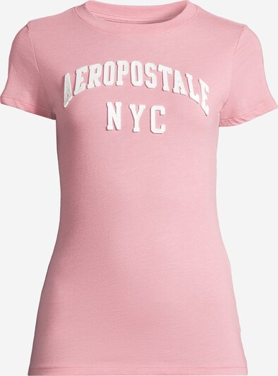 AÉROPOSTALE Shirt in Dusky pink / White, Item view