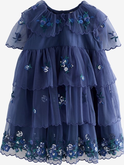 Next Kleita, krāsa - tumši zils / smaragda / Sudrabs, Preces skats