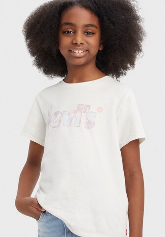 Levi's Kids Shirt in White: front