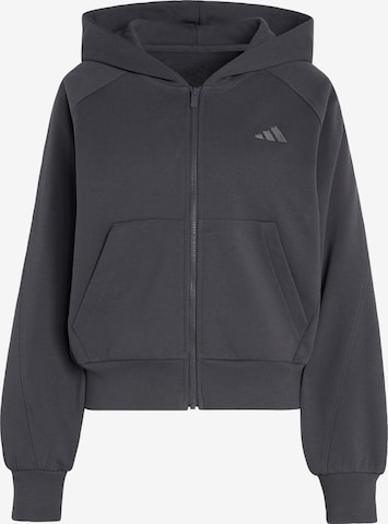 Giacca di felpa sportiva 'AK SL' di ADIDAS SPORTSWEAR in grigio: frontale