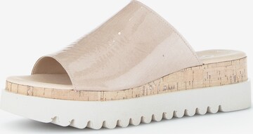 GABOR Mules 'BEST FITTING' in Beige: front