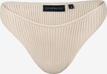 OW Collection Kalhotky 'KARMA' – béžová: přední strana