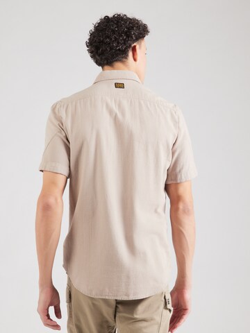 G-STAR Slim fit Button Up Shirt 'Marine' in Grey