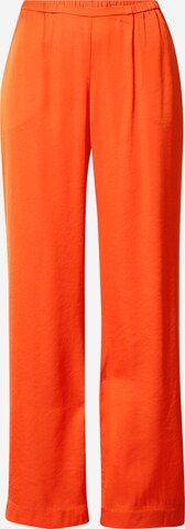 Wide Leg Pantalon 'Harper' WEEKDAY en orange : devant