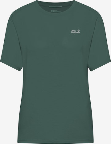JACK WOLFSKIN Performance Shirt in Green: front