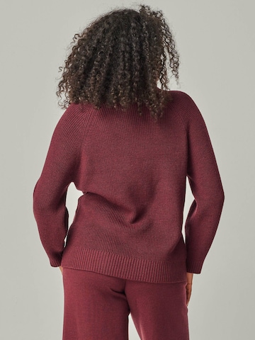 YOU LOOK PERFECT Hausanzug 'LOUNGEWEAR SET - Eve & Bailey' in Rot