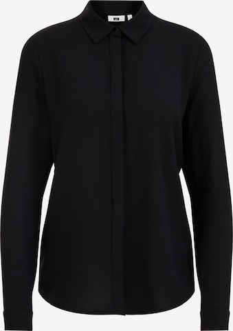WE Fashion Blouse in Black: front