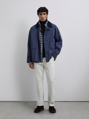 Scalpers Демисезонная куртка в Синий: спереди