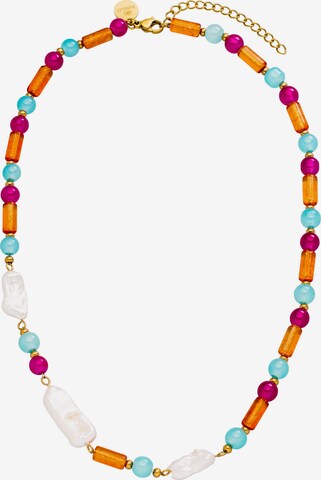 PURELEI Necklace 'Delight' in Orange: front