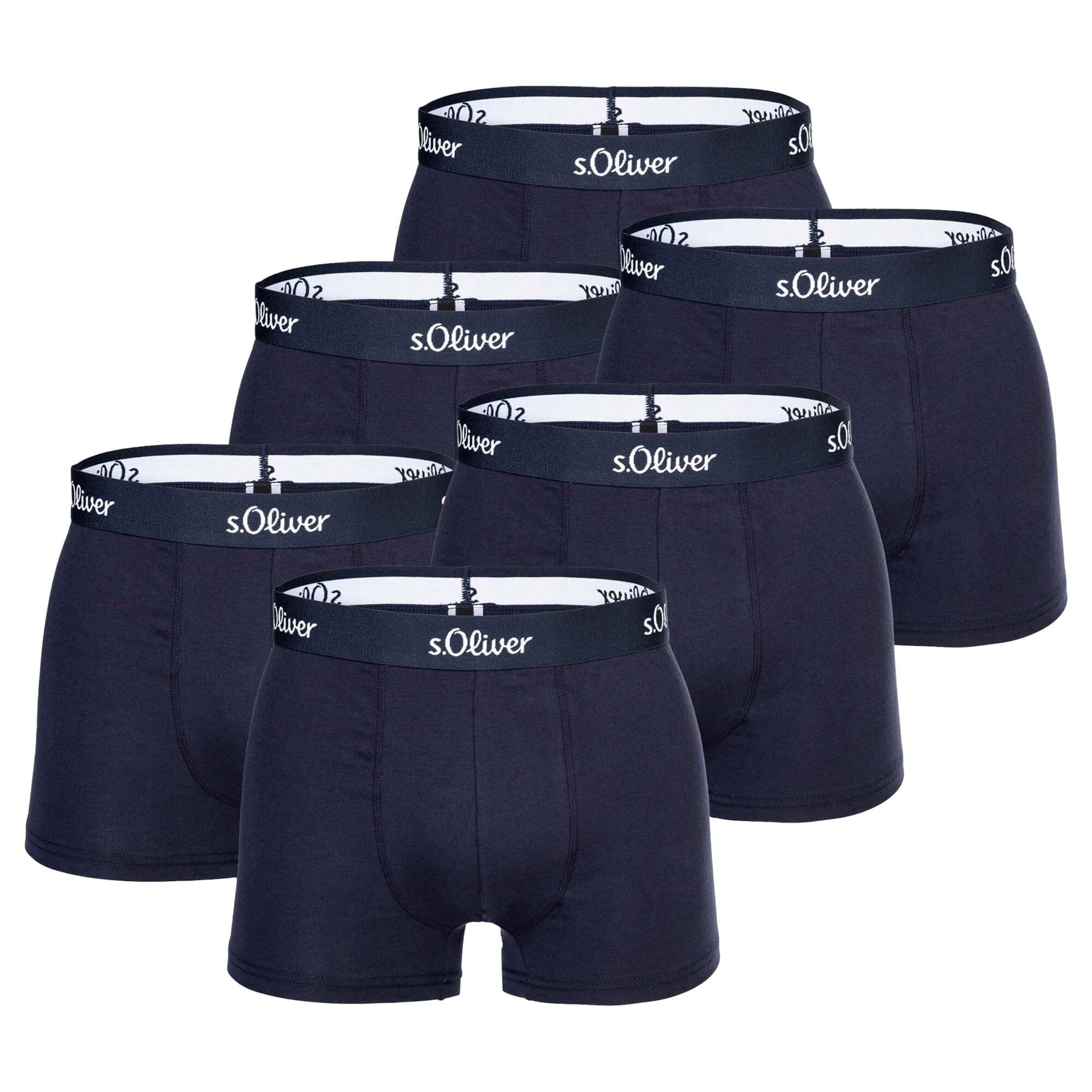 Boxer di s.Oliver in blu: frontale