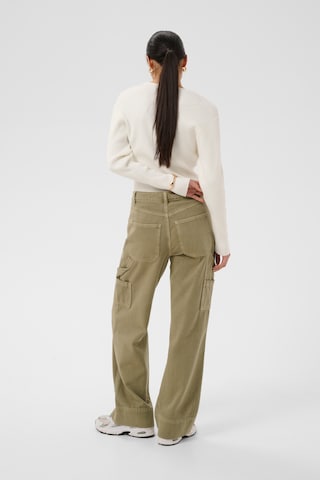 Kaffe - Pierna ancha Pantalón 'Mimi ' en verde