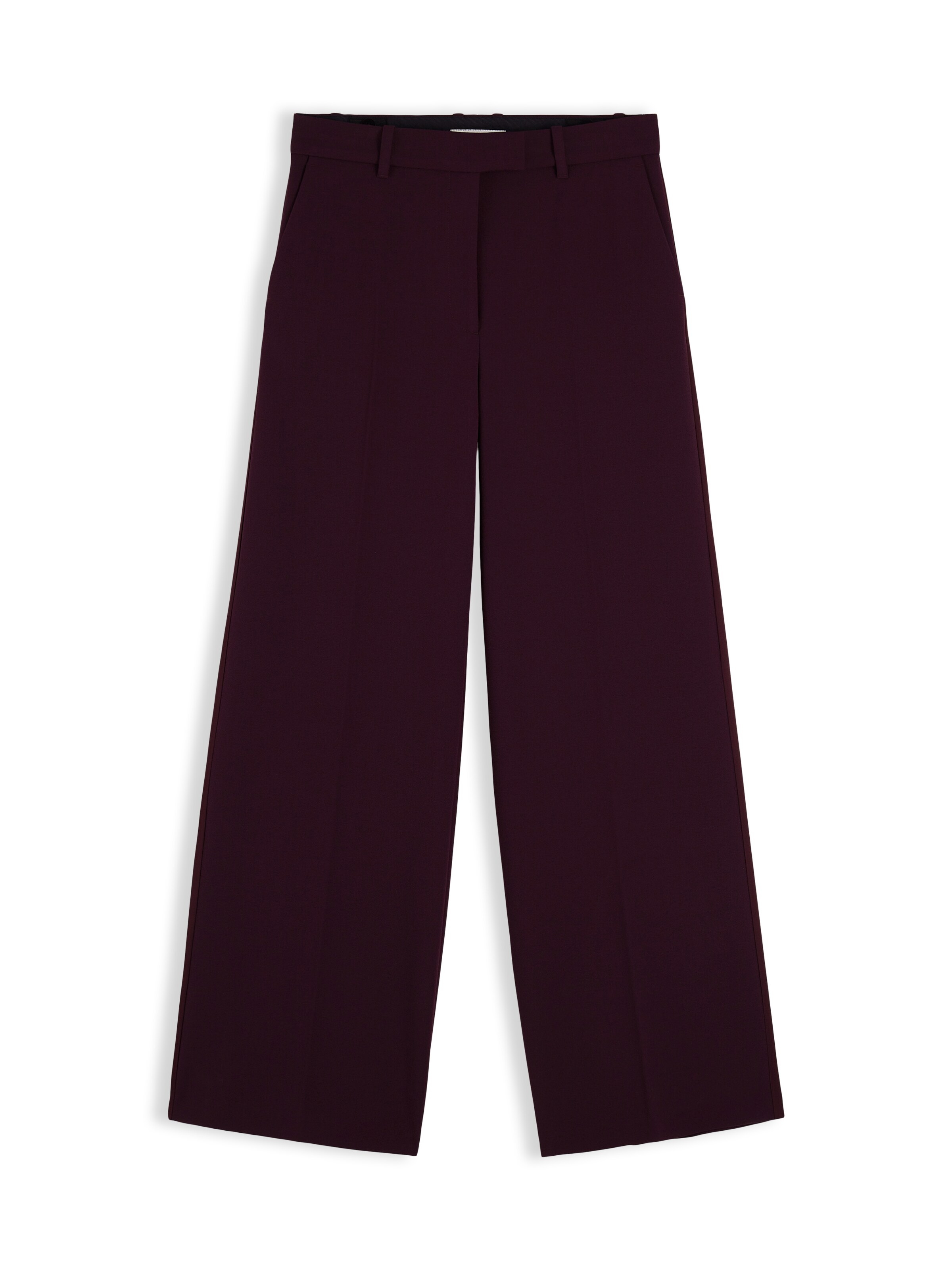 TOMMY HILFIGER Wide leg Παντελόνι με τσάκιση σε κόκκινο: μπροστά