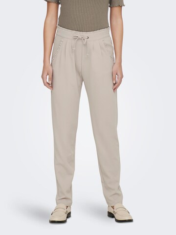 regular Pantaloni con pieghe 'Catia' di JDY in beige: frontale