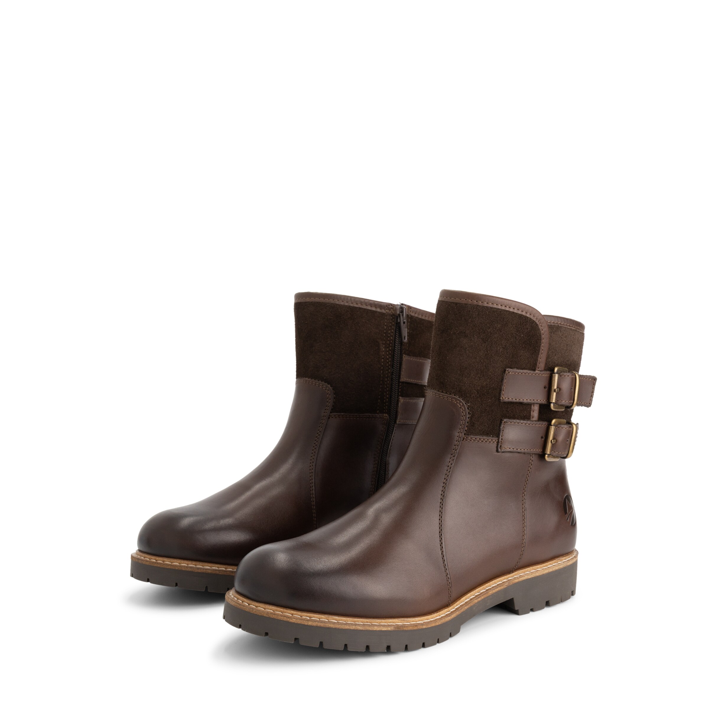 Travelin Bootie 'Elva' in Brown