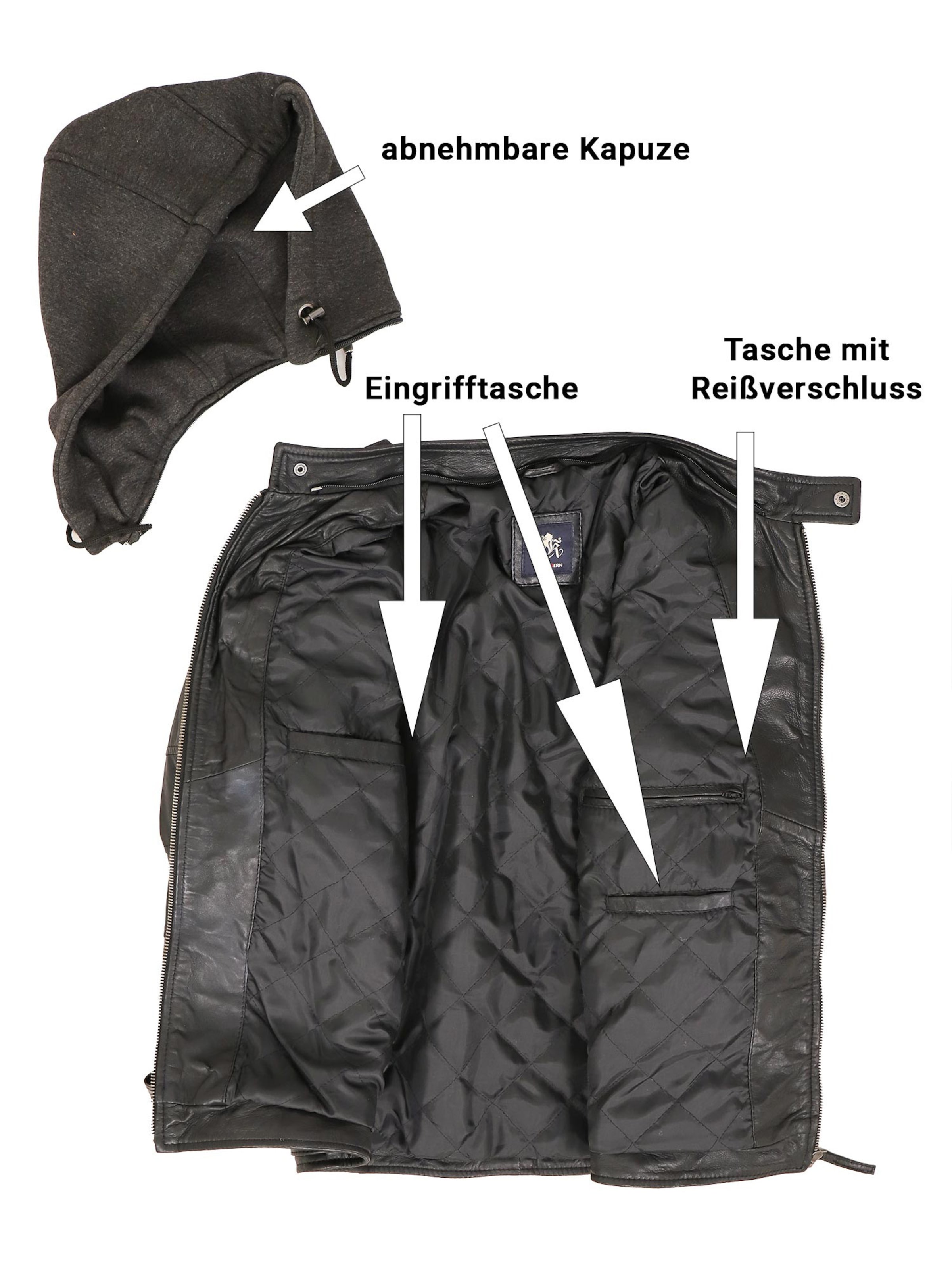 OTTO KERN Tussenjas 'Lando' in Zwart