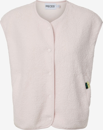 PIECES Weste 'PCKATTY' in Pink: Vorderseite