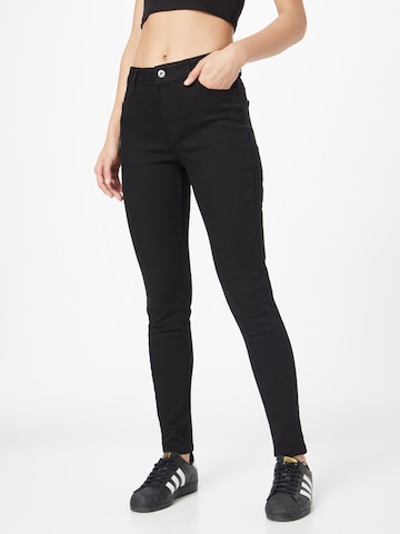 TAIFUN Skinny Jeans in Zwart: voorkant