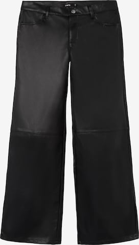 LMTD - Pierna ancha Pantalón en negro: frente