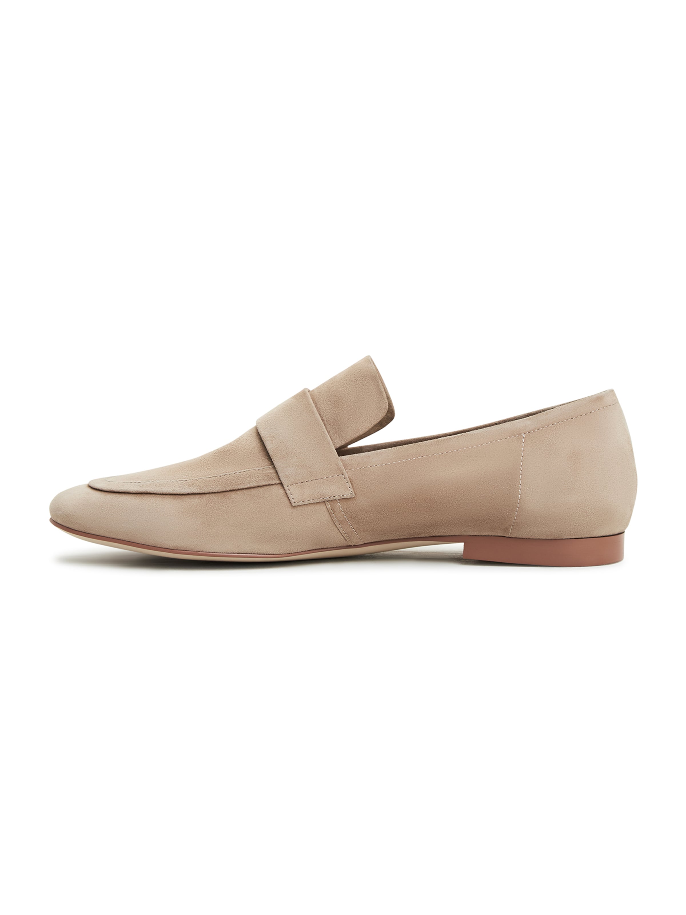 CESARE GASPARI Moccasin in Beige: front