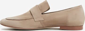 CESARE GASPARI Moccasin in Beige: front