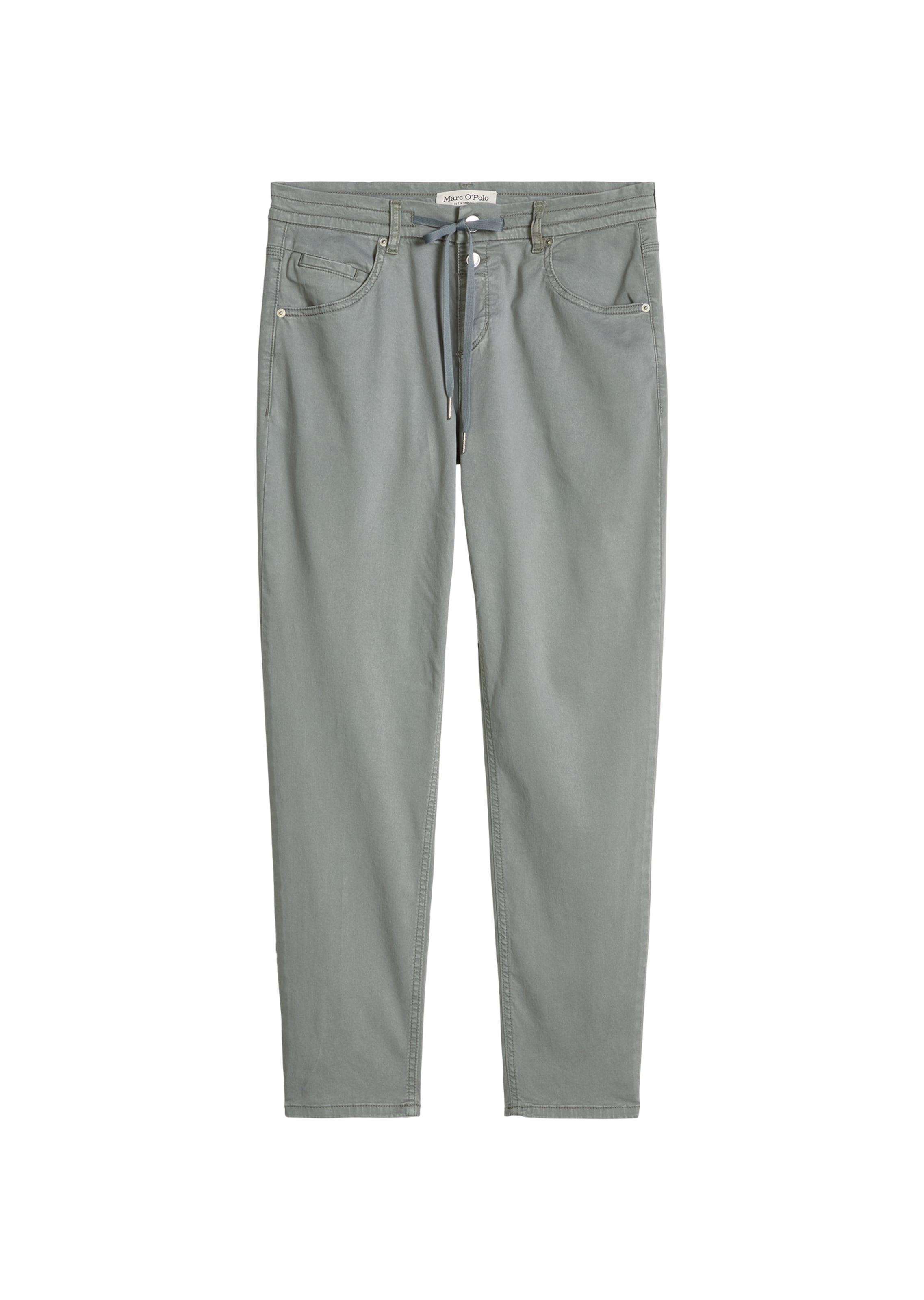 Marc O'Polo Loosefit Hose 'Theda' in Grau: Vorderseite