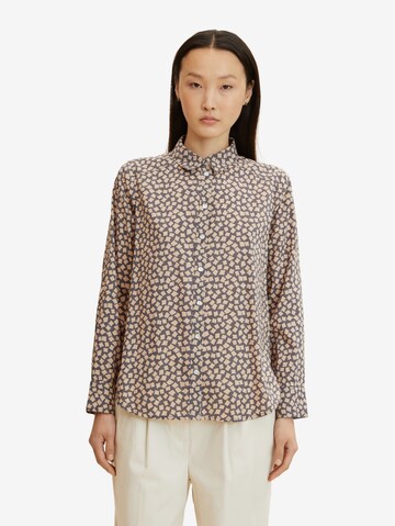 TOM TAILOR Blouse in Beige: voorkant