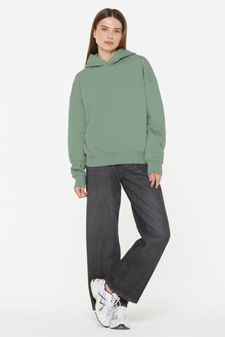 Harlem Soul /Damen ELY-AS Hoodie Oversized Unisex in Grün