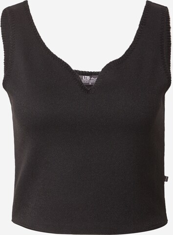 Tops en tricot 'YEMIZI' LTB en noir : devant