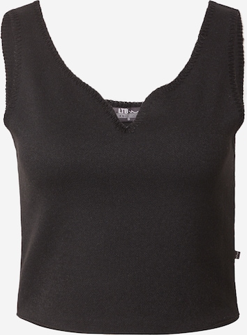LTB Knitted Top 'YEMIZI' in Black: front