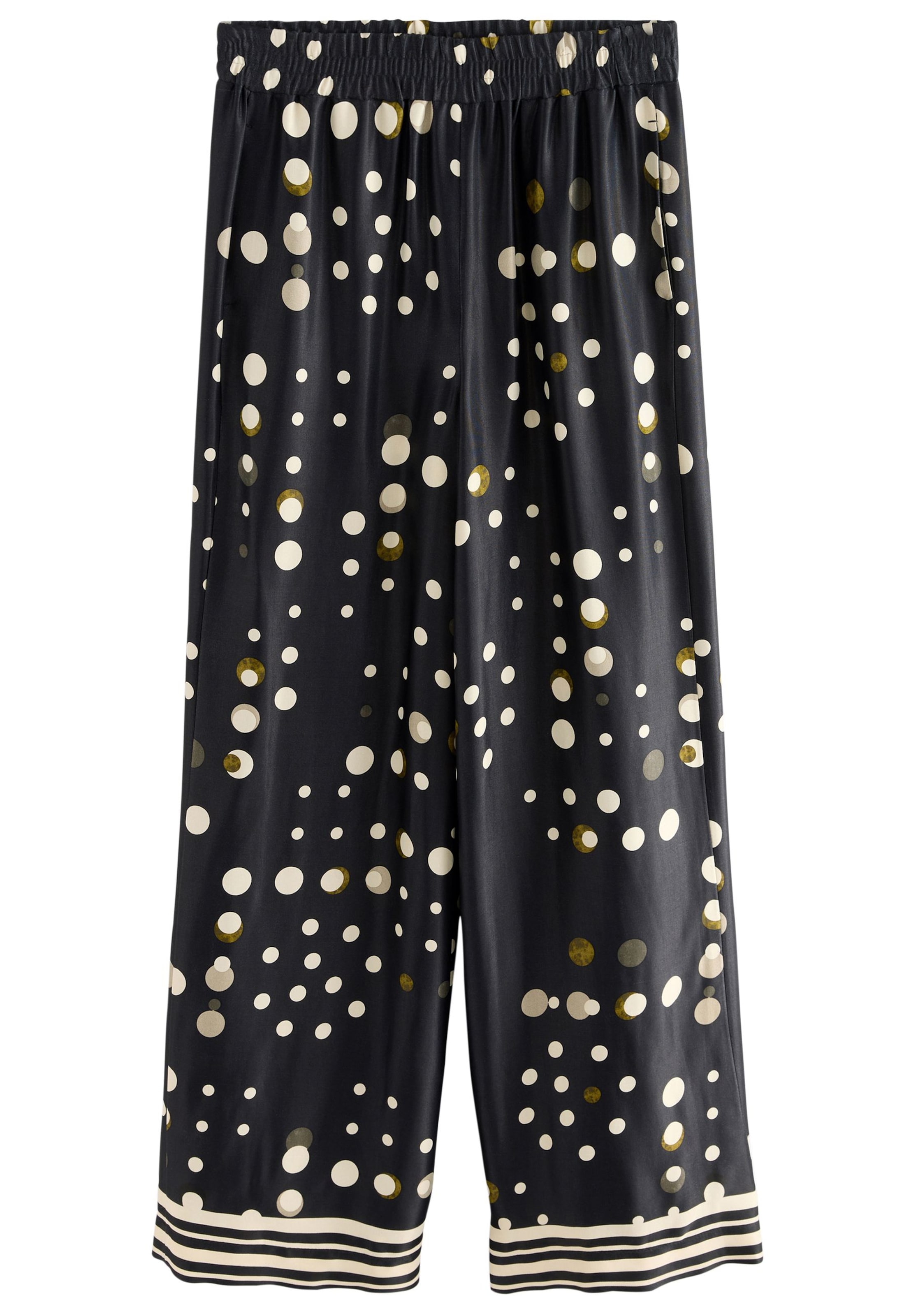 Next Wide leg Broek in Zwart: voorkant