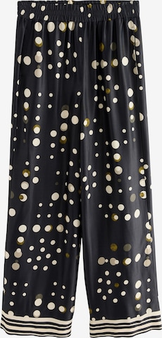 Wide Leg Pantalon Next en noir : devant