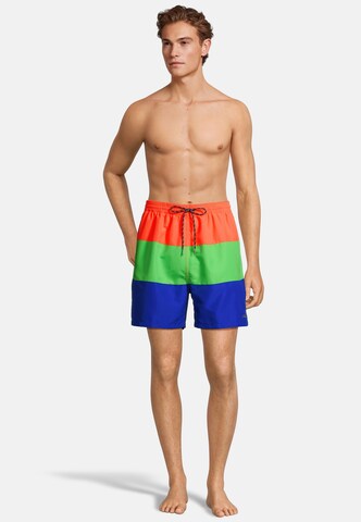 BECO the world of aquasports Badeshorts 'Coastline – Colour Block' in Blau