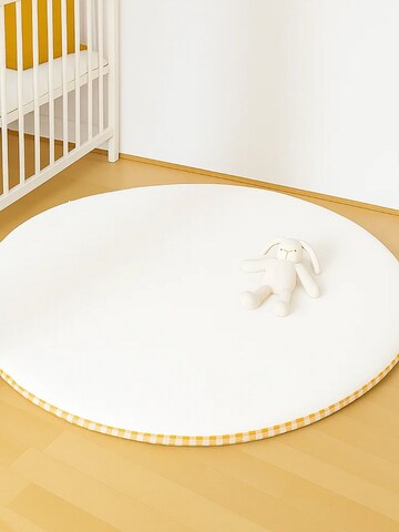 PAPATE - Manta para bebé en blanco