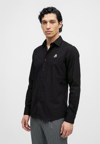 Karl Lagerfeld Regular fit Button Up Shirt in Black