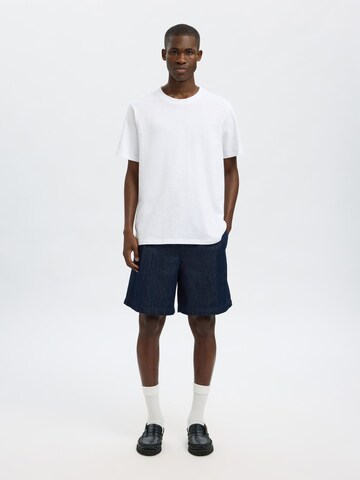 SELECTED - Loosefit Vaquero en azul