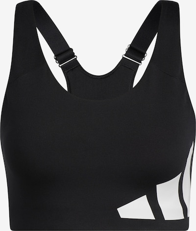 ADIDAS PERFORMANCE Soutien-gorge de sport 'Ultimate' en noir / blanc, Vue avec produit