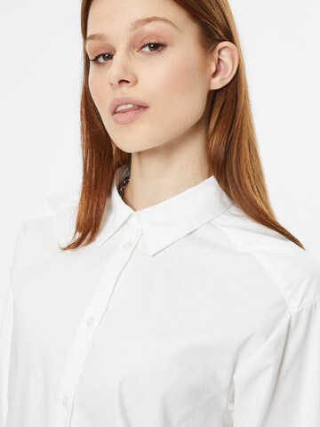 Monki Shirt Dress in White