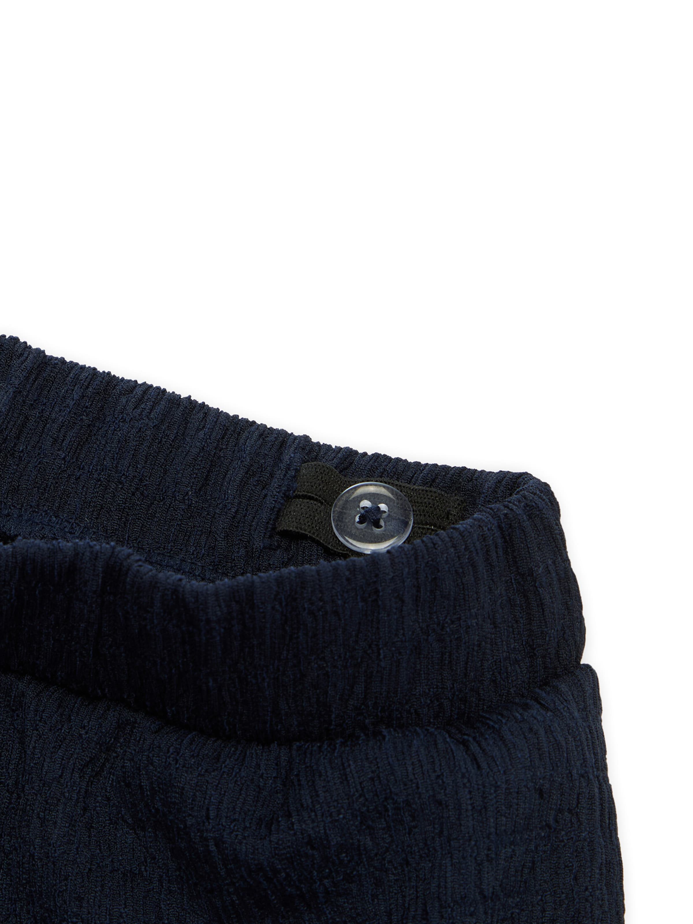 TOM TAILOR Wide leg Broek in Blauw