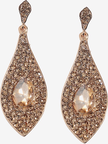 Boucles d'oreilles ' Arista ' SOHI en or : devant